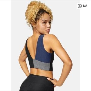 Outdoor Voices Venus Top Green Colorblock